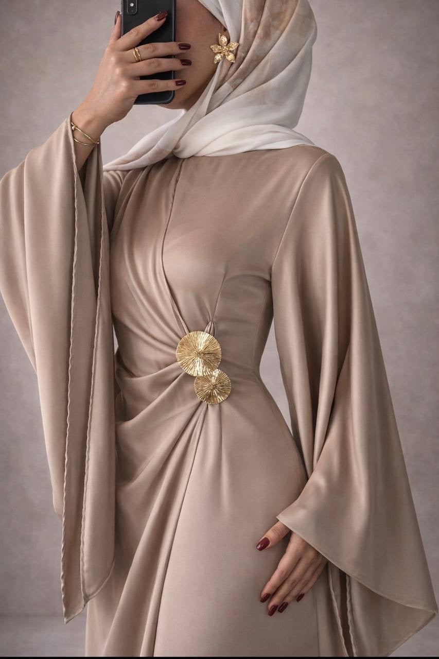Luna Satin Kaftan