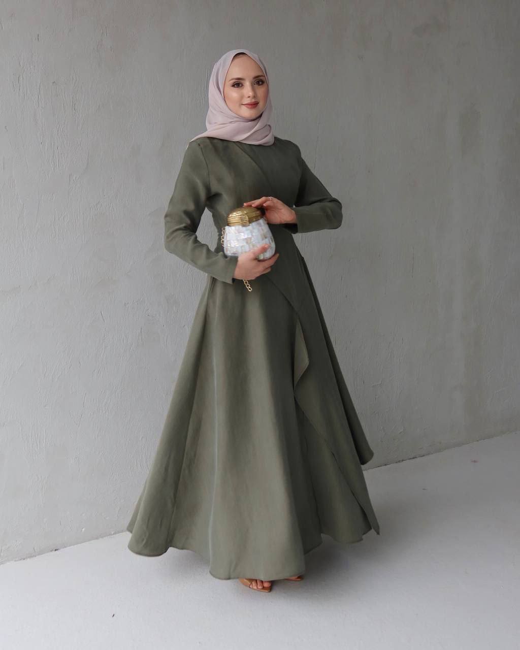 Zina Wrap-Front Dress