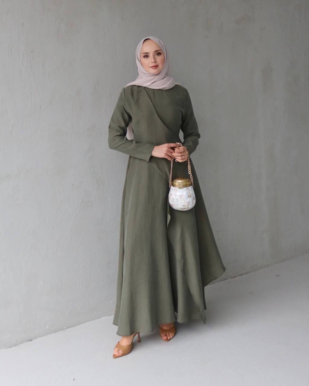 Zina Wrap-Front Dress