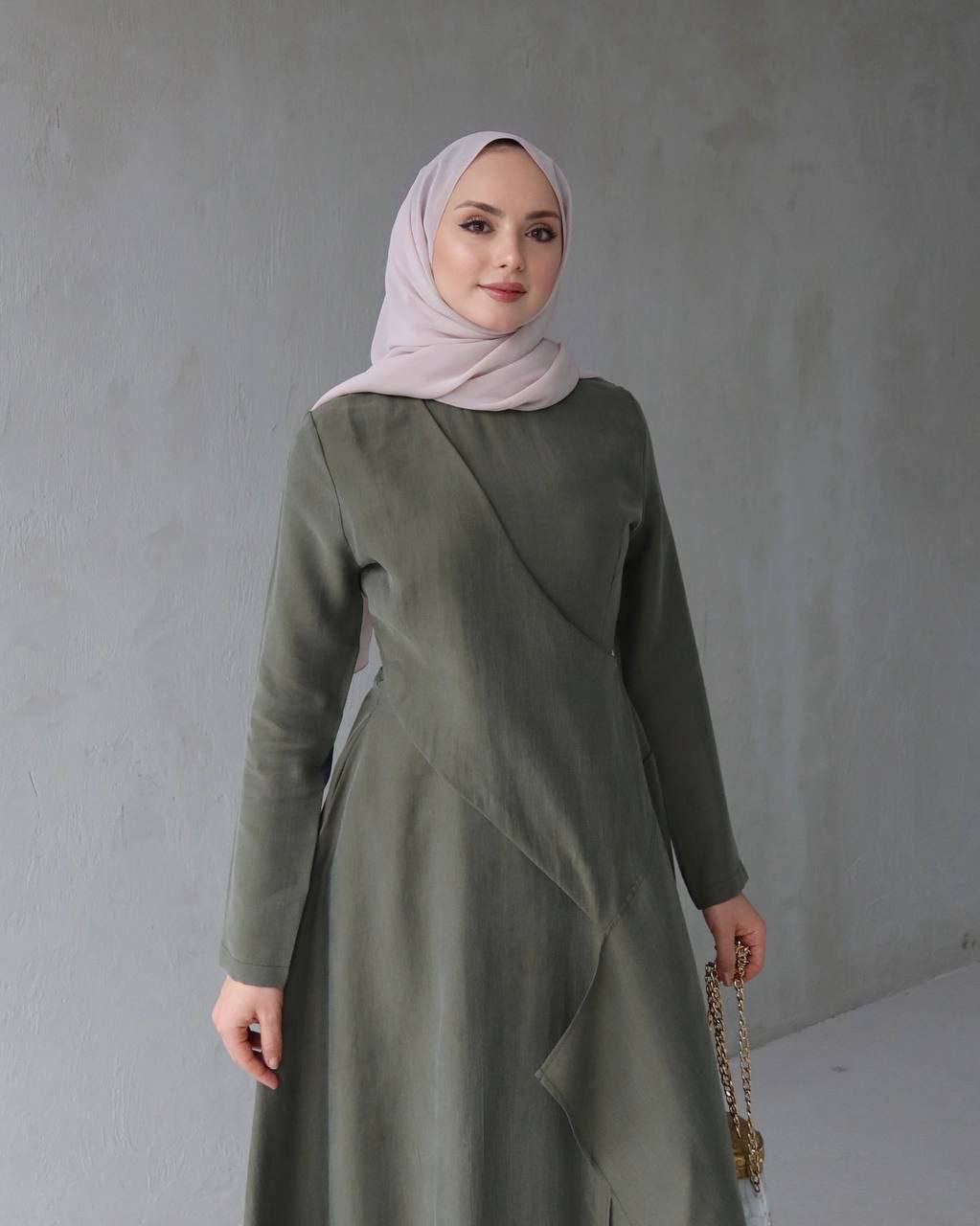 Zina Wrap-Front Dress