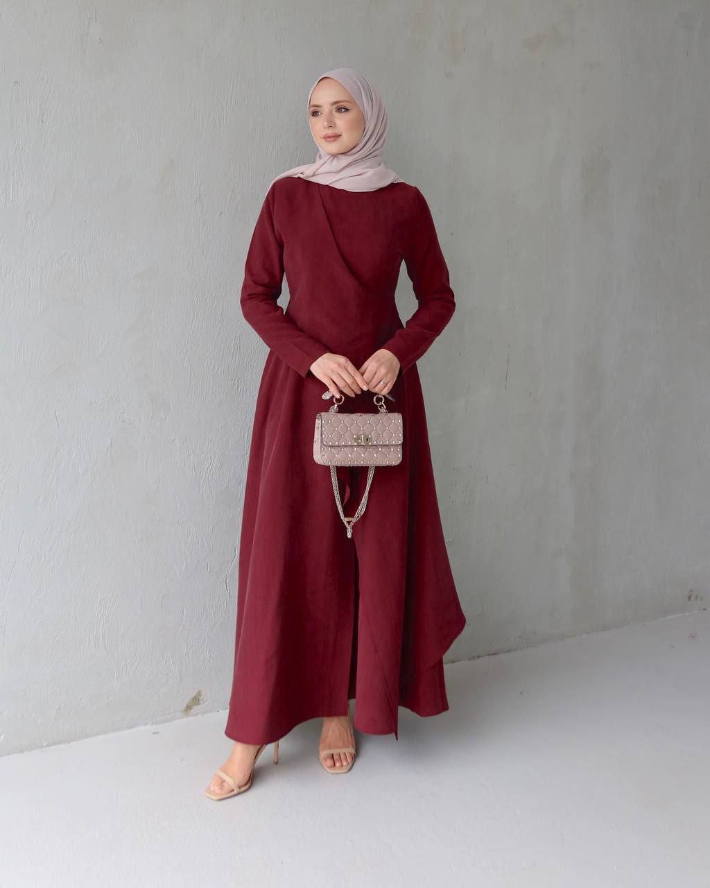 Zina Wrap-Front Dress
