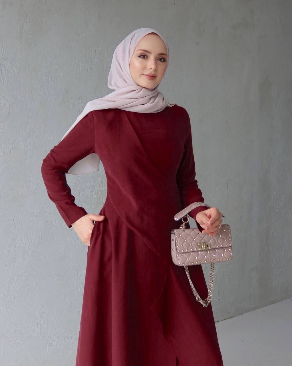 Zina Wrap-Front Dress