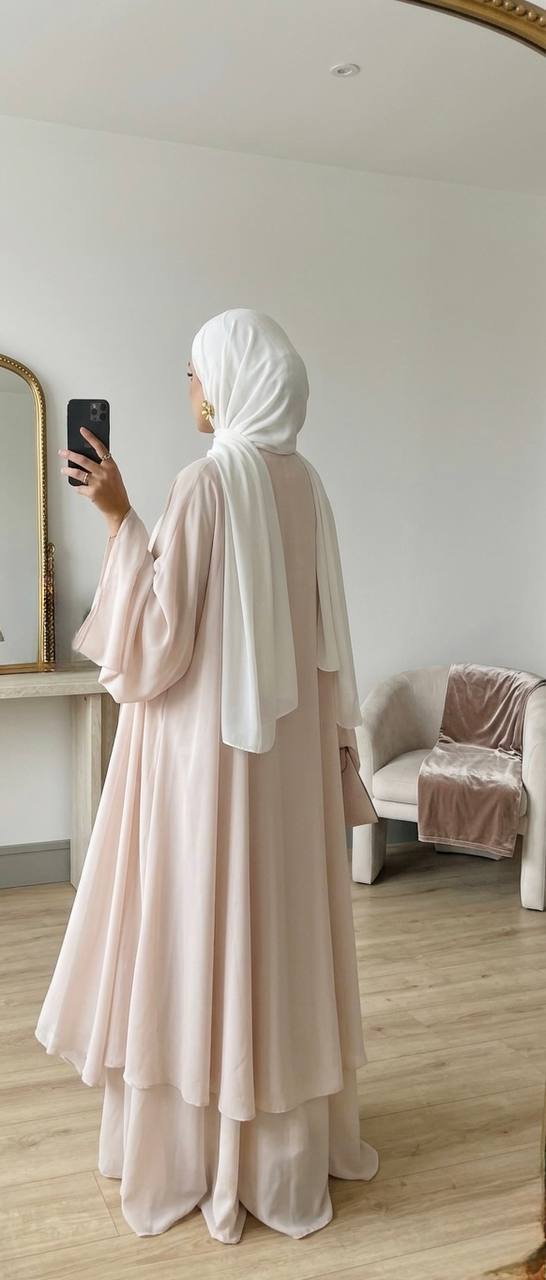 Velora Blush Abaya