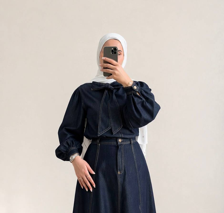 The Signature Indigo Denim Set