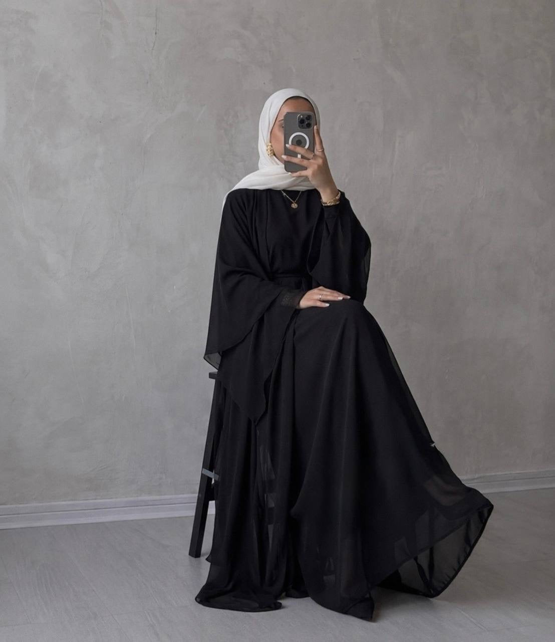 Velora Noir Abaya