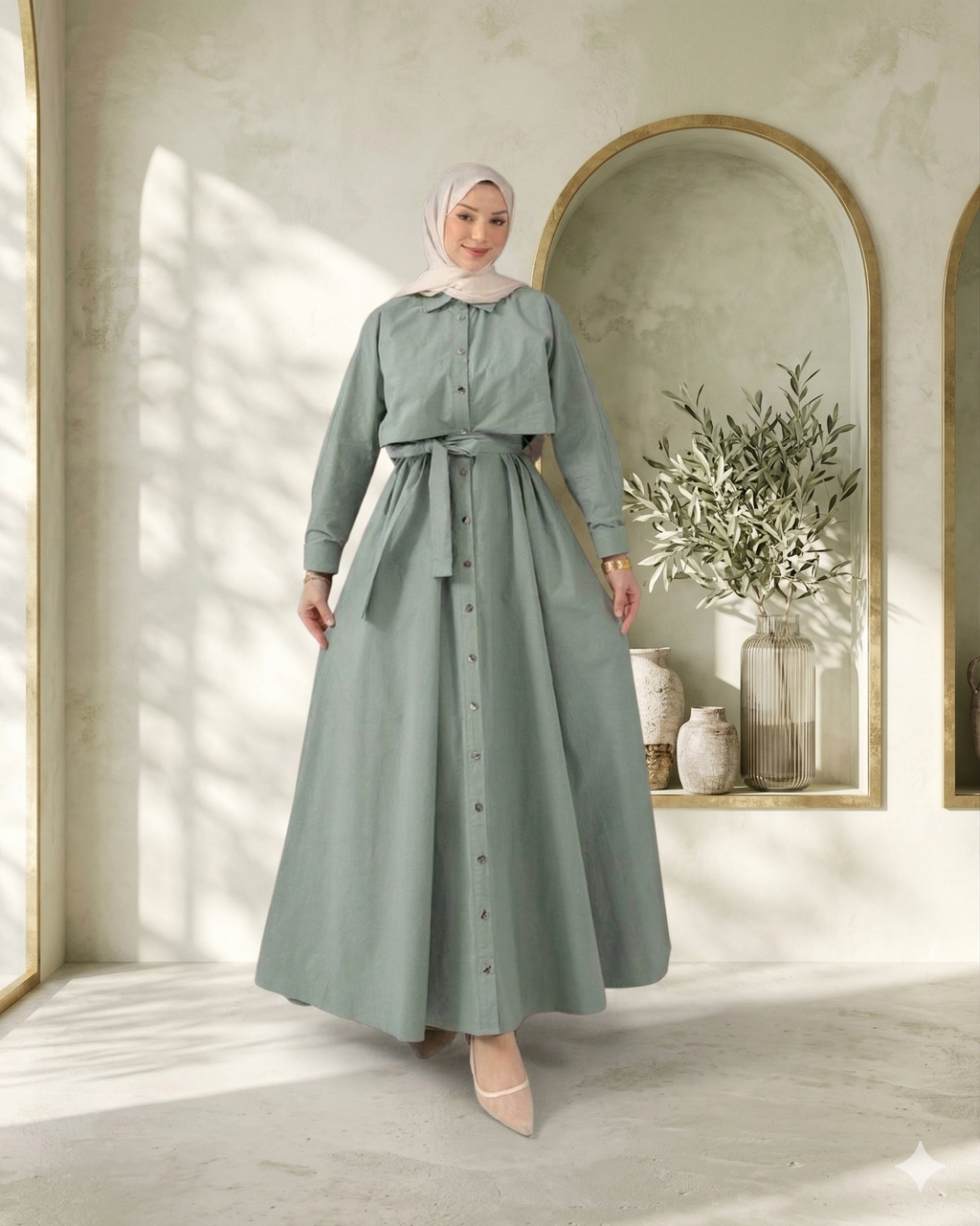 Sage Dress