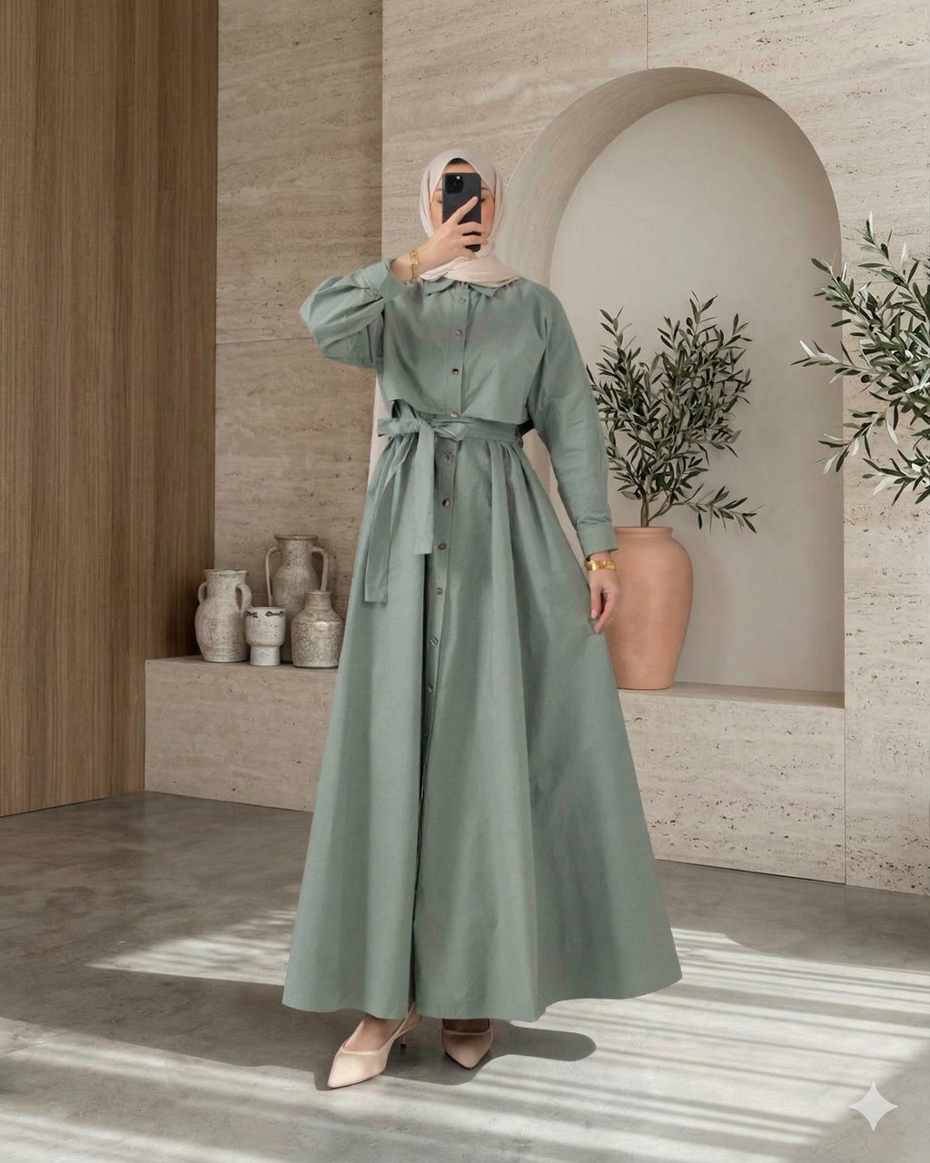 Sage Dress