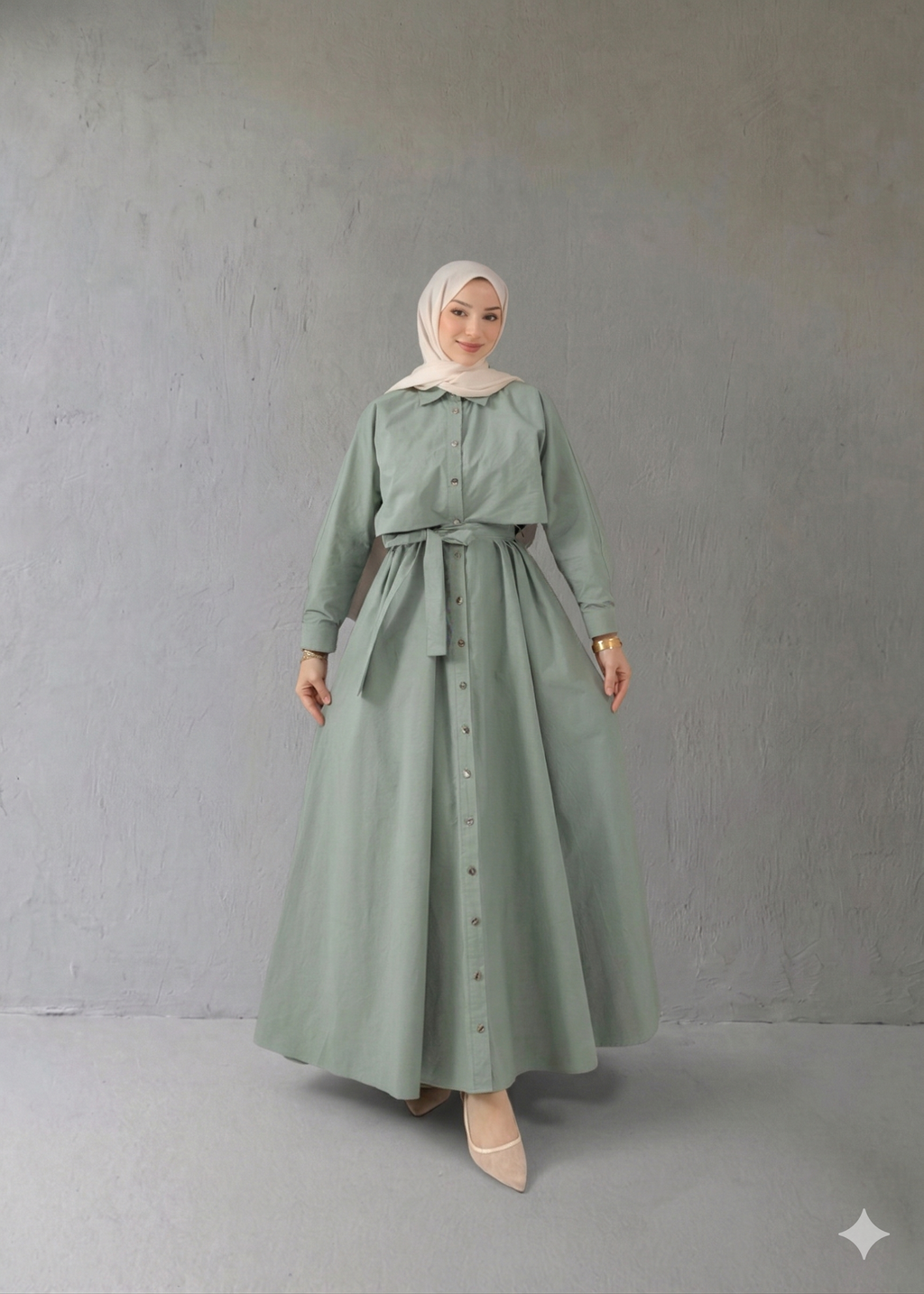 Sage Dress
