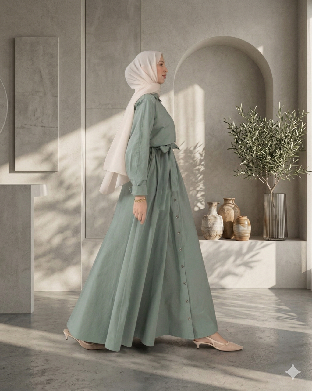 Sage Dress