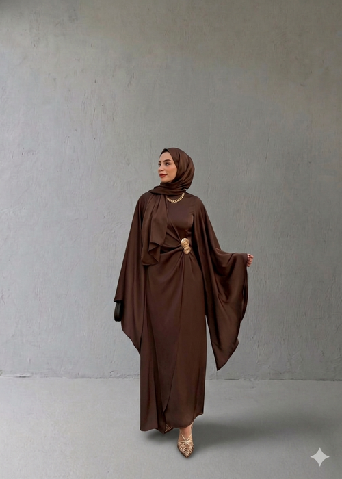 Luna Satin Kaftan