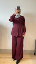 The icon burgundy set
